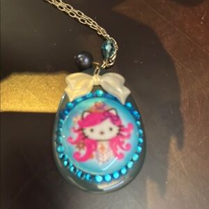 Cute Hello Kitty Pendant Necklace